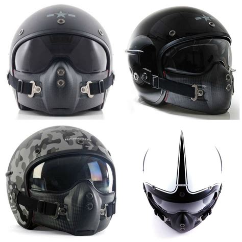 full face aviator helmet.